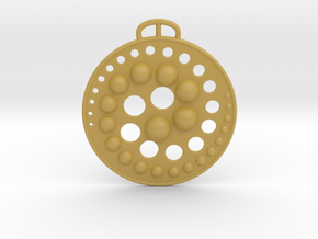 Duality (or Non-Duality) Pendant in Tan Fine Detail Plastic