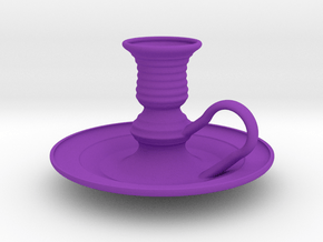 Candle Holder in Purple Smooth Versatile Plastic