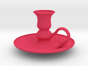Candle Holder in Pink Smooth Versatile Plastic