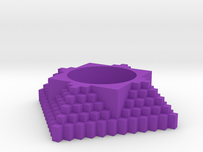 Tealight Holder in Purple Smooth Versatile Plastic