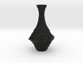 Vase 2340 in Black Smooth PA12
