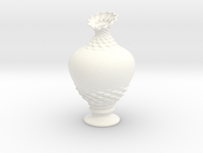 Vase 1541 in White Smooth Versatile Plastic