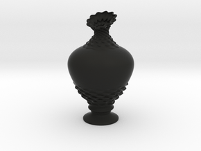 Vase 1541 in Black Smooth Versatile Plastic