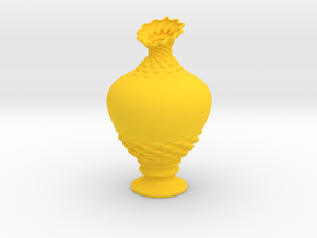 Vase 1541 in Yellow Smooth Versatile Plastic