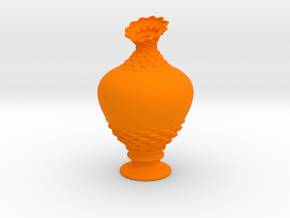 Vase 1541 in Orange Smooth Versatile Plastic