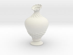 Vase 1541 in White Natural TPE (SLS)