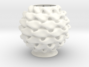 Vase 2323 in White Premium Versatile Plastic