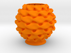 Vase 2323 in Orange Smooth Versatile Plastic