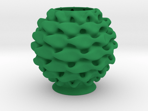 Vase 2323 in Green Smooth Versatile Plastic