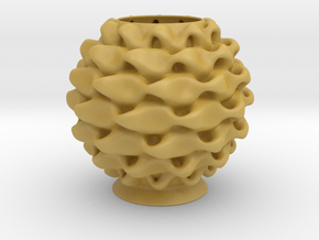 Vase 2323 in Tan Fine Detail Plastic