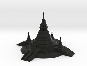 A Pagoda. in Black Smooth Versatile Plastic