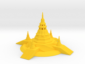 A Pagoda. in Yellow Smooth Versatile Plastic