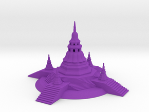 A Pagoda. in Purple Smooth Versatile Plastic