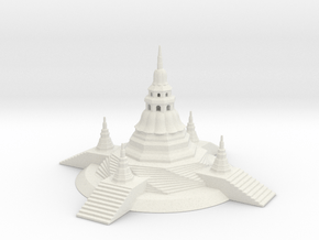 A Pagoda. in White Natural TPE (SLS)