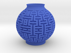 Vase 2236 in Blue Smooth Versatile Plastic
