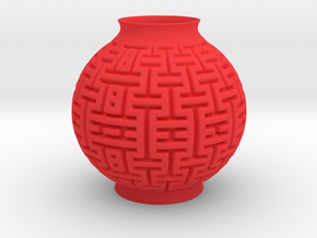 Vase 2236 in Red Smooth Versatile Plastic