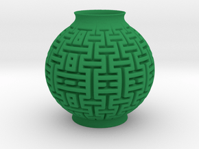 Vase 2236 in Green Smooth Versatile Plastic