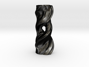 Vase 1246 in Matte Black Steel