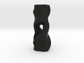 Vase 1246 in Black Smooth Versatile Plastic
