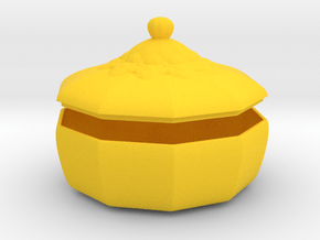 Lil Box in Yellow Smooth Versatile Plastic