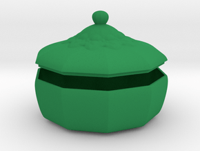 Lil Box in Green Smooth Versatile Plastic