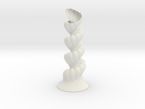 Vase 2000 in White Natural TPE (SLS)