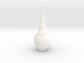 Vase 1218 in White Smooth Versatile Plastic