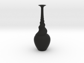 Vase 1218 in Black Smooth Versatile Plastic