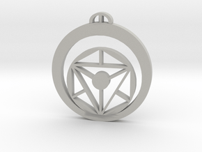 Southend-on-Sea  Essex Crop Circle Pendant in Accura Xtreme