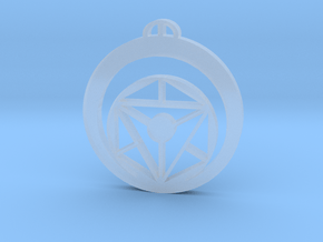 Southend-on-Sea  Essex Crop Circle Pendant in Accura 60