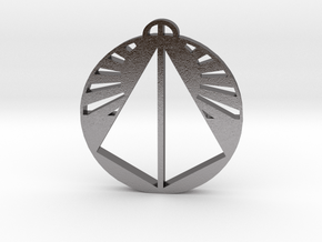 Alton-Barnes-Wiltshire Crop Circle Pendant in Processed Stainless Steel 17-4PH (BJT)