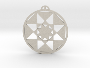 Winchester, Hampshire Crop Circle Pendant in Natural Sandstone