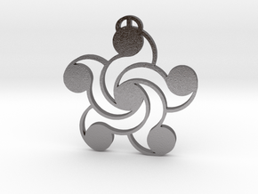 Etchilhampton, Wiltshire Crop Circle Pendant in Processed Stainless Steel 316L (BJT)