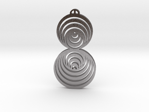 Avebury Trusloe, Wiltshire Crop Circle Pendant in Processed Stainless Steel 316L (BJT)