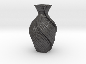 Vase 816j in Dark Gray PA12 Glass Beads