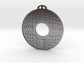 Farley Mount, Hampshire Crop Circle Pendant in Processed Stainless Steel 316L (BJT)