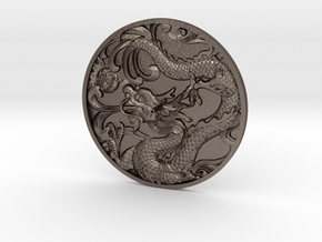 incense_dragon in Polished Bronzed-Silver Steel