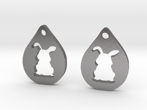 bunny_earrings in Processed Stainless Steel 17-4PH (BJT)