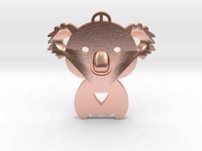 Koala_pendant in Natural Copper