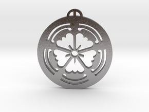 Beckhampton-Wiltshire Crop Circle Pendant in Processed Stainless Steel 17-4PH (BJT)