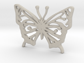 butterfly pendant in Natural Sandstone