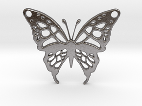 Butterfly pendant in Processed Stainless Steel 17-4PH (BJT)