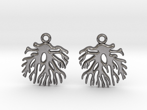 Coral_earrings in Processed Stainless Steel 17-4PH (BJT)
