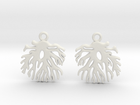 Coral_earrings in White Natural TPE (SLS)