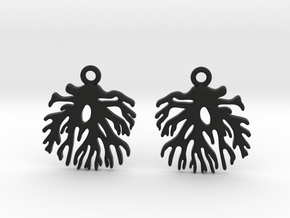 Coral_earrings in Black Natural TPE (SLS)