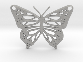 butterfly pendant in Aluminum