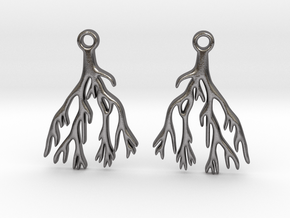 coral earrings in Processed Stainless Steel 17-4PH (BJT)
