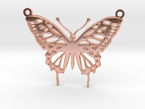 Butterfly Pendant in Natural Copper
