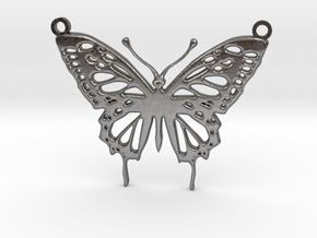 Butterfly Pendant in Processed Stainless Steel 316L (BJT)