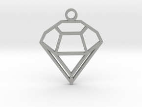 Diamond_Pendant in Aluminum